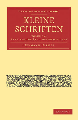 Kleine Schriften - Volume 4