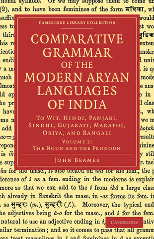 Comparative Grammar of the Modern Aryan Languages of India