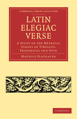 Latin Elegiac Verse