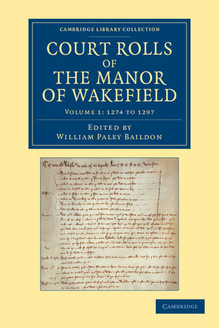 Court Rolls of the Manor of Wakefield