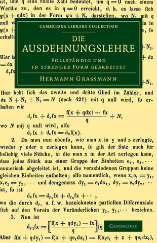 Die Ausdehnungslehre
