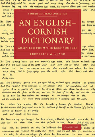 An English Cornish Dictionary