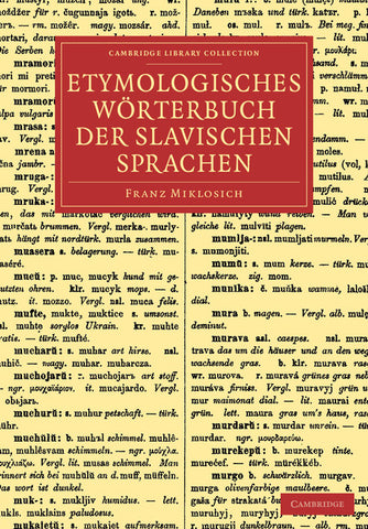 Etymologisches Wörterbuch der slavischen Sprachen