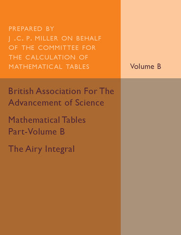 Mathematical Tables Part-Volume B