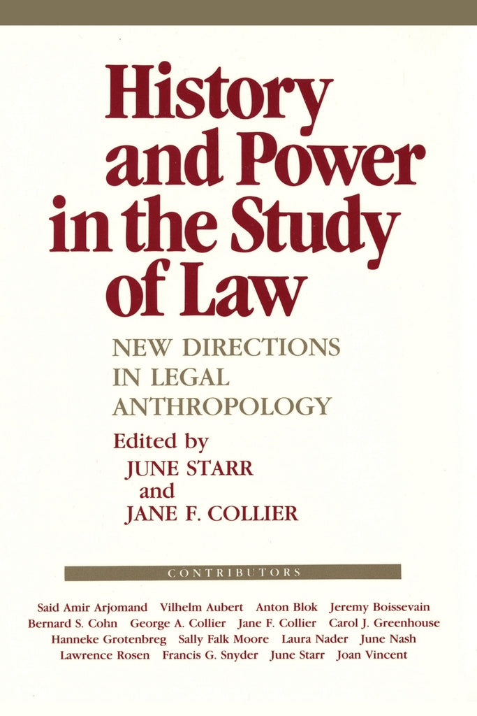 History and Power in the Study of Law