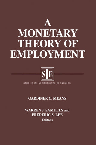 A Monetary Theory of Employment