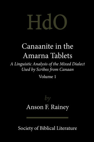Canaanite in the Amarna Tablets
