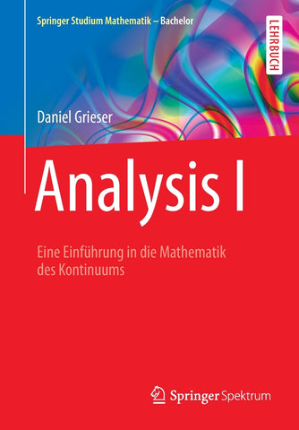 Analysis I